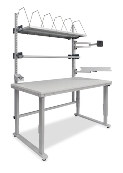 ERGO-line ERGO-Master mit Tischaufbau und Schwenkarmen für EDV